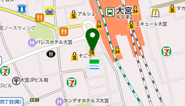 魚べい 大宮西口店の地図画像