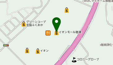 ボンフカヤ イオンモール福津店の地図画像