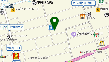 博多炉端スタイル 笑う魚の地図画像