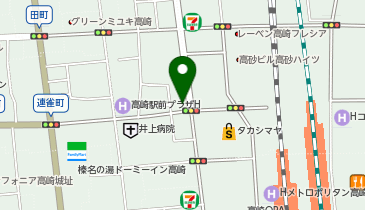 オーダースーツSADA 高崎店の地図画像
