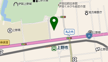 旧上野市庁舎SAKAKURA BASE(サカクラベース)の地図画像