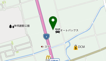 オートバックス 長浜の地図画像