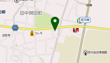 ソフトバンク 百万遍の地図画像