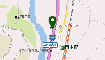 マンマチャオ 南木曽店の地図画像