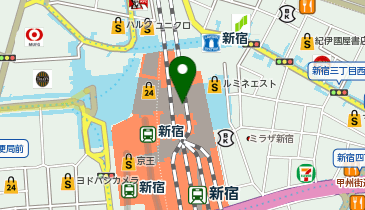 EATO LUMINE SHINJUKU(イイトルミネ新宿)の地図画像