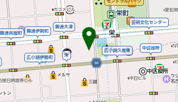 TOHOシネマズ 名古屋栄の地図画像