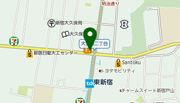 リアット! 大久保二丁目店の地図画像