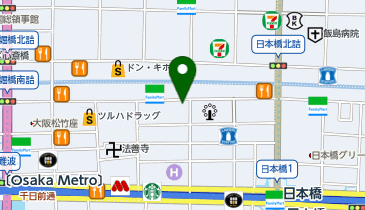 スリーモンキーズカフェなんば道頓堀店の地図画像