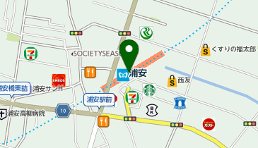 【6/30オープン】M'av浦安(マーヴ浦安)の地図画像