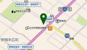 株式会社アイックスホールディングス セルフ野幌SSの地図画像