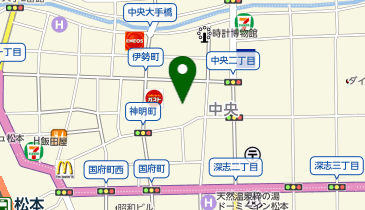 【6/30オープン】松本シェーナの地図画像