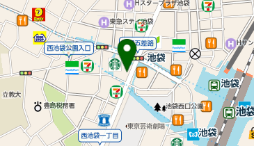 ビックカメラ 池袋西口店の地図画像