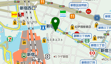 ビックカメラ 新宿東口駅前店の地図画像
