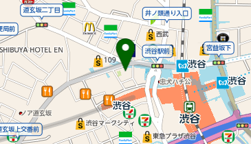 ビックカメラ 渋谷ハチ公口店の地図画像