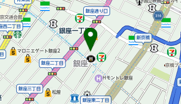 Air BicCamera 銀座店の地図画像