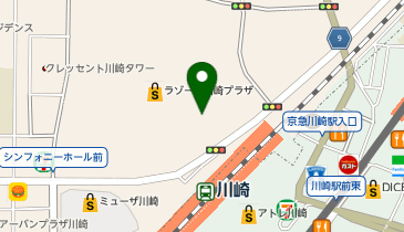 ビックカメラ ラゾーナ川崎店の地図画像
