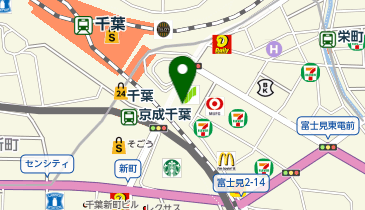 ビックカメラ 千葉駅前店の地図画像