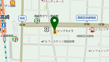 ビックカメラ 高崎東口店の地図画像
