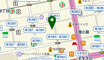 ビックカメラSelect 札幌狸小路店の地図画像