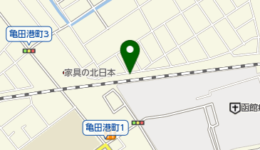 亀田港緑地の地図画像