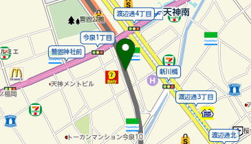 ビックカメラ 天神1号館の地図画像