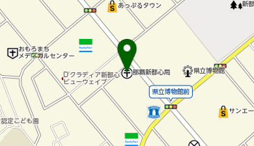 那覇新都心郵便局の地図画像