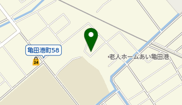 亀田港第3街区公園の地図画像