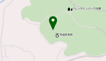 美作市作東美術館の地図画像