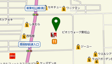 ブランドショップ ハピネス 東松山店の地図画像