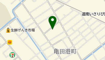 亀田港第6街区公園の地図画像