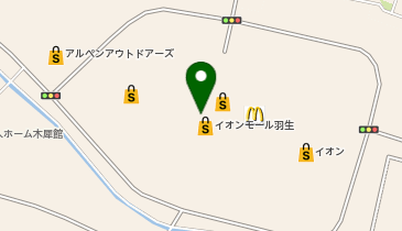 ブランドショップハピネス 羽生店の地図画像