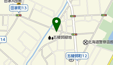 五稜郭緑地の地図画像