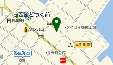 弁天幼児公園の地図画像