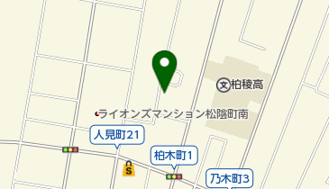 松陰児童公園の地図画像