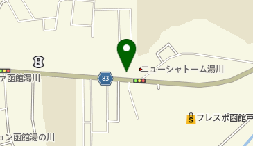 湯川第1街区公園の地図画像