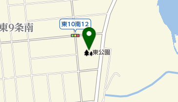 東公園の地図画像