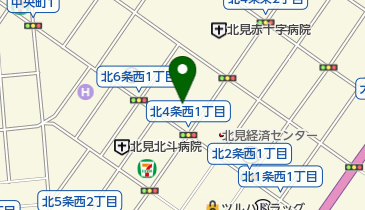 北見小公園の地図画像