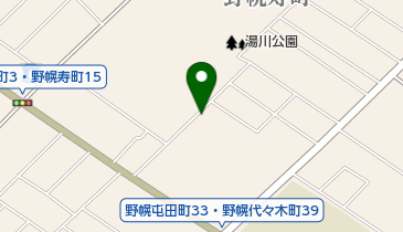 野幌グリーンモールの地図画像