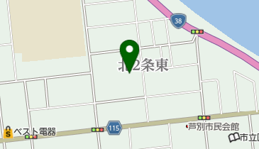 若葉公園の地図画像