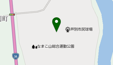 なまこ山総合運動公園の地図画像