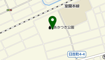 あかつき公園の地図画像