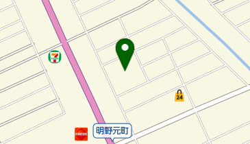 明野7号公園の地図画像