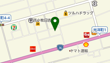 日吉1丁目公園の地図画像