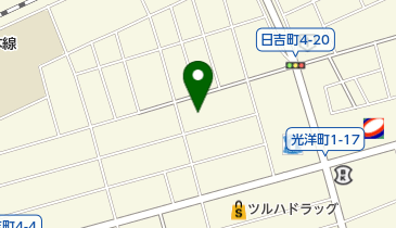 日吉4丁目公園の地図画像