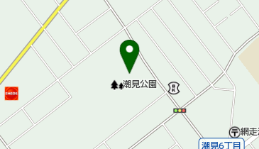 潮見公園の地図画像