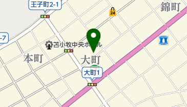 大町公園の地図画像