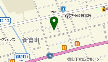 新富2丁目公園の地図画像