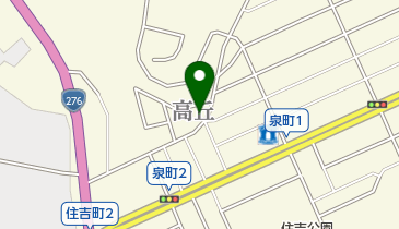 高丘公園の地図画像