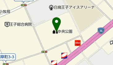 中央公園の地図画像