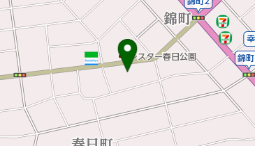 春日公園の地図画像